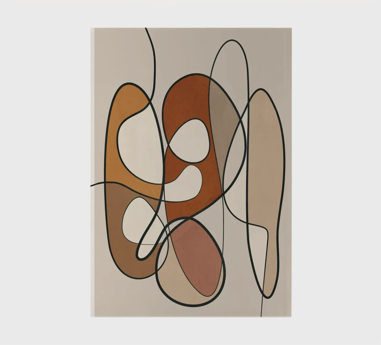 Abstract Line 01 notebook by cityart