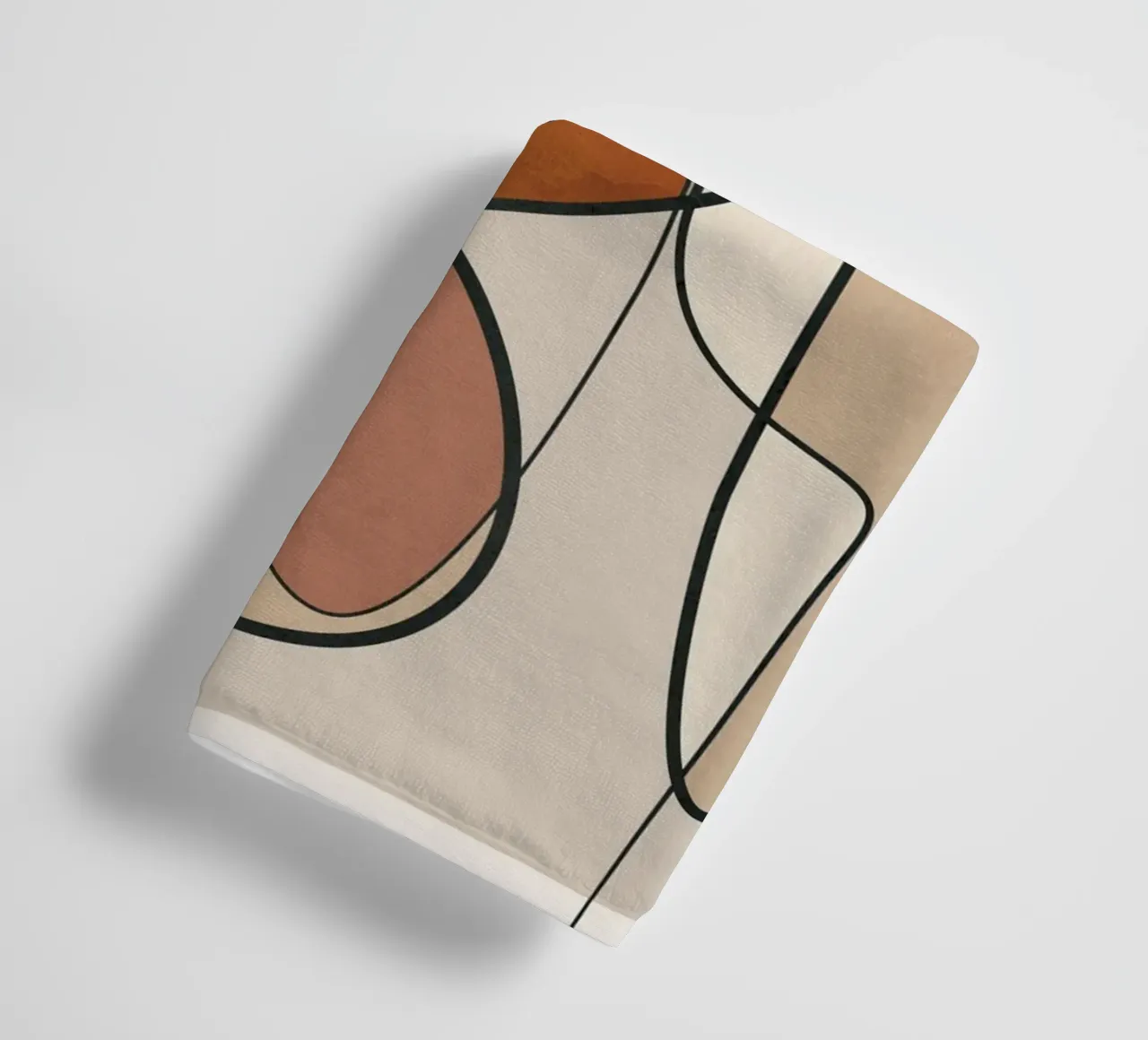 Abstract Line 01 towel by cityart