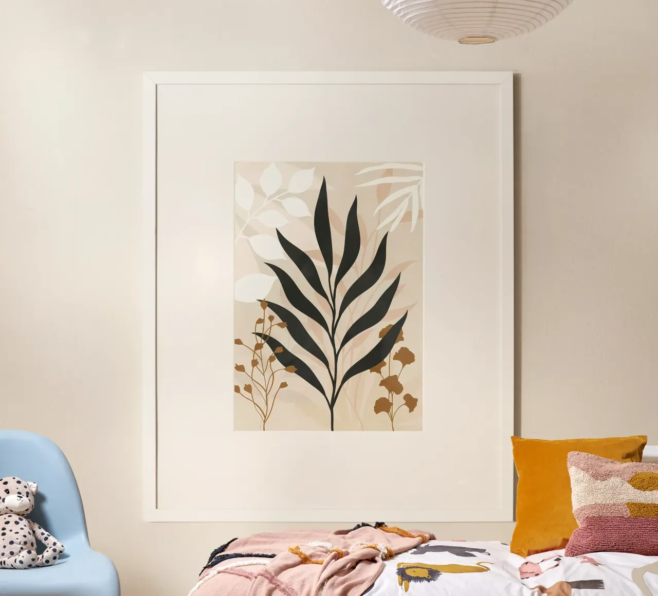 fogliare foglie fogliame poster con telaio in plastica da Patrick L Lord