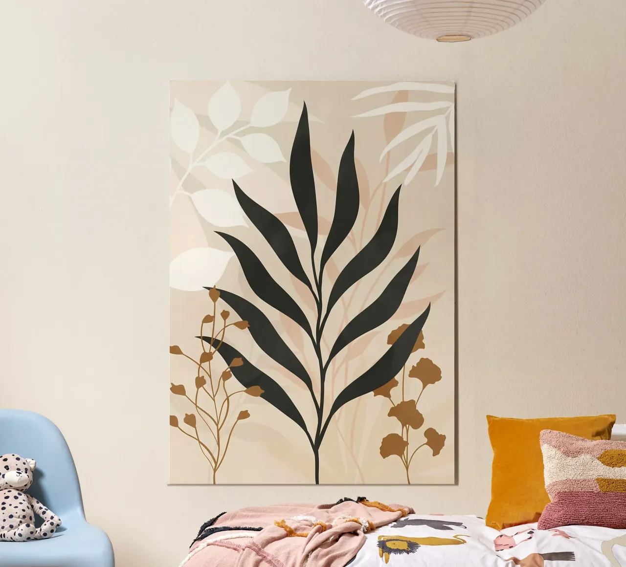 fogliare foglie fogliame poster con telaio in plastica da Patrick L Lord