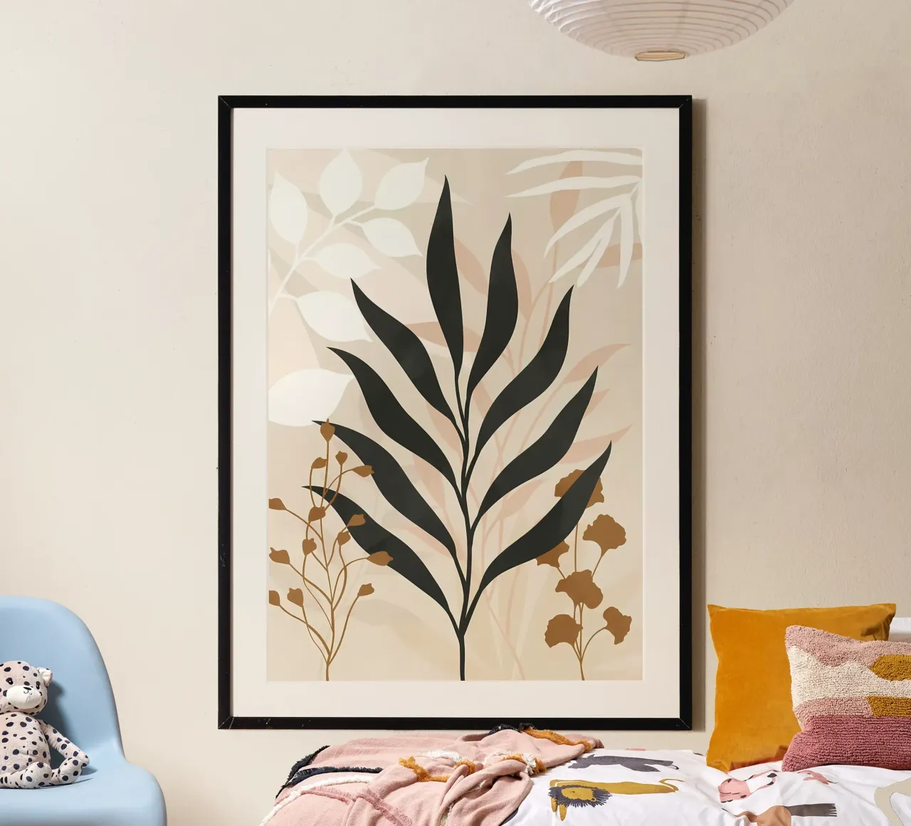 fogliare foglie fogliame poster con telaio in plastica da Patrick L Lord