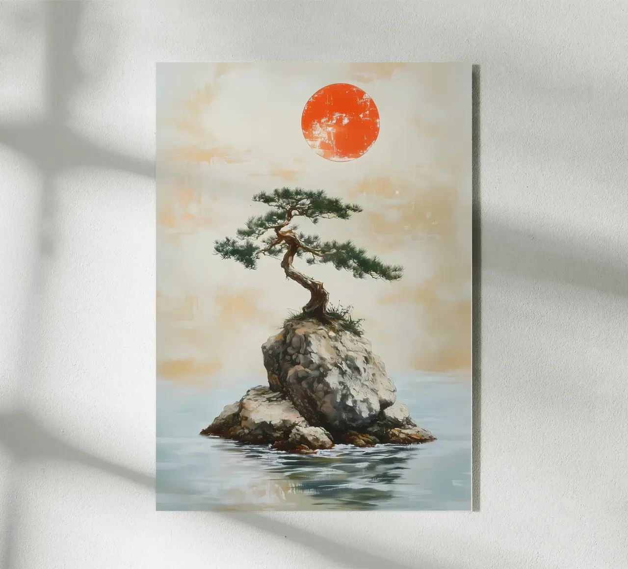 bonsai pine tree rock plexiglass da Patrick L Lord