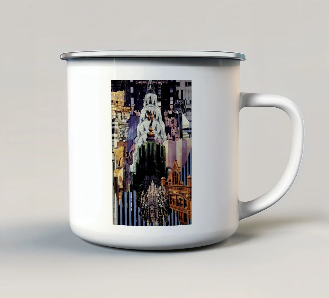 Upside Down, 1977 tazza in smalto da Gothans Papierwelten