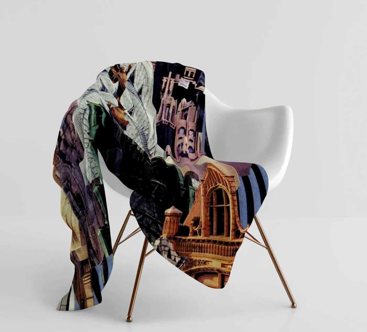 Upside Down, 1977 fleecedeken van Gothans Papierwelten