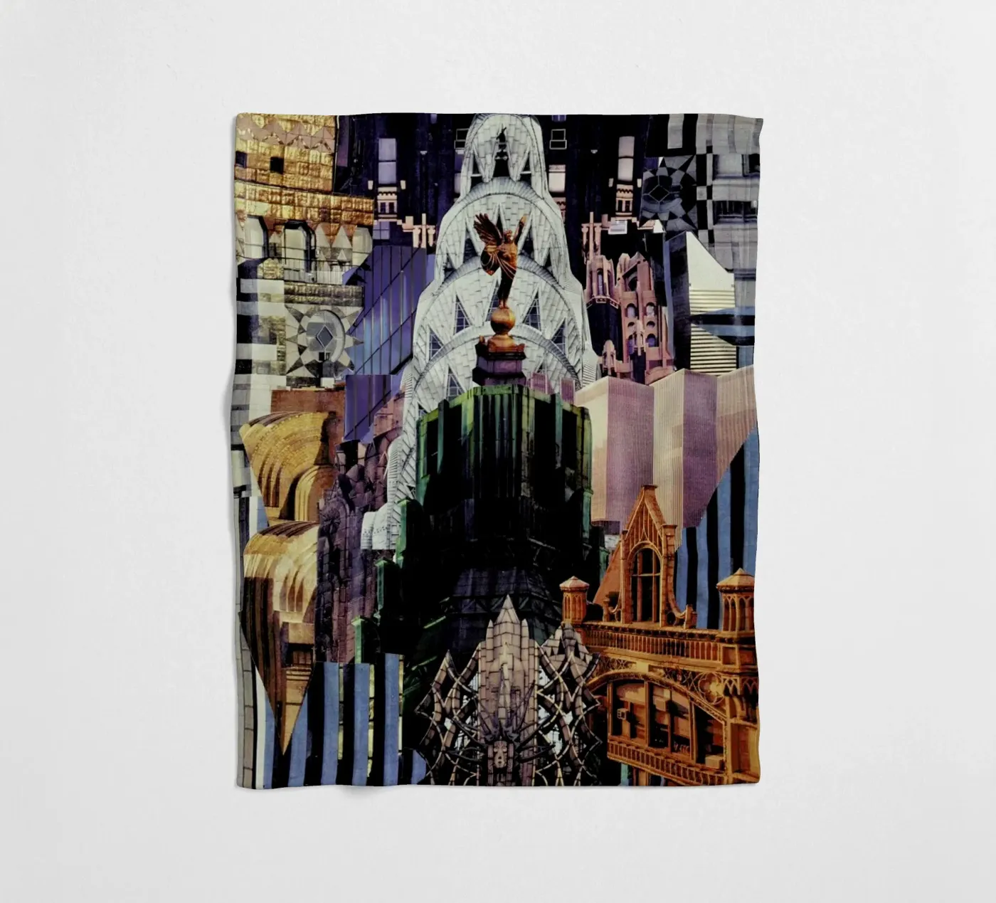 Upside Down, 1977 fleece blanket by Gothans Papierwelten