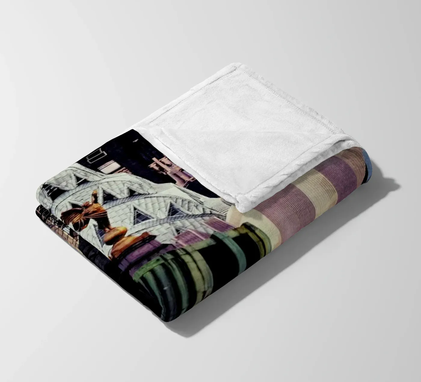 Upside Down, 1977 fleece blanket by Gothans Papierwelten