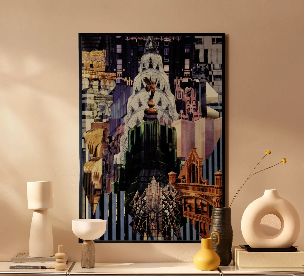 Upside Down, 1977 poster con telaio in legno da Gothans Papierwelten