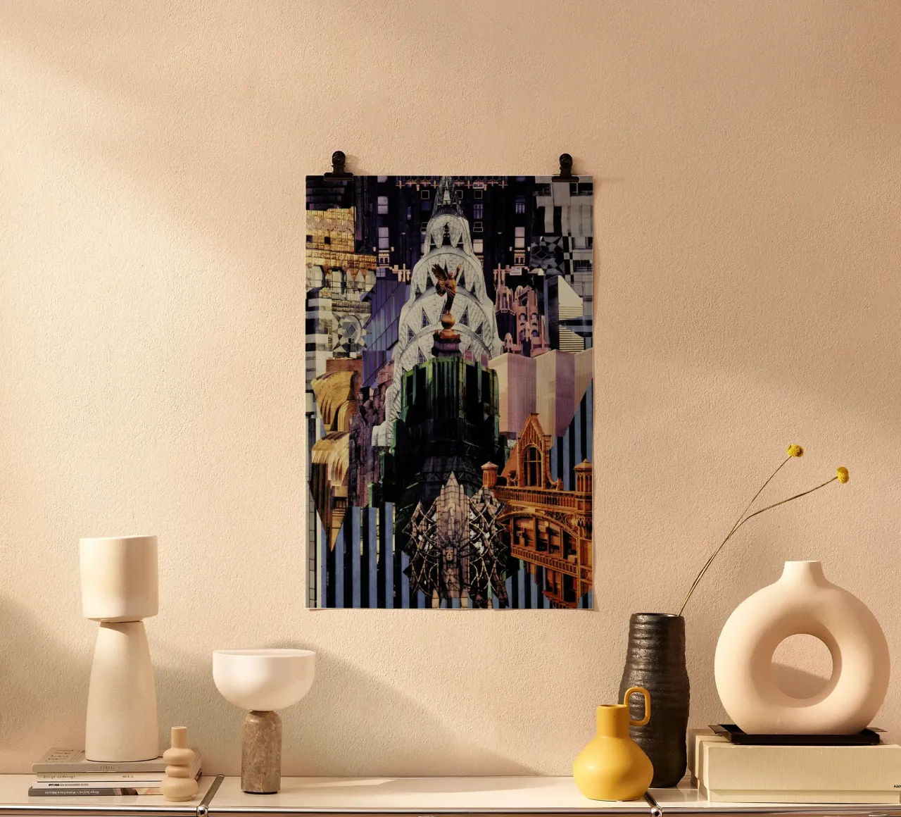 Upside Down, 1977 poster con telaio in legno da Gothans Papierwelten