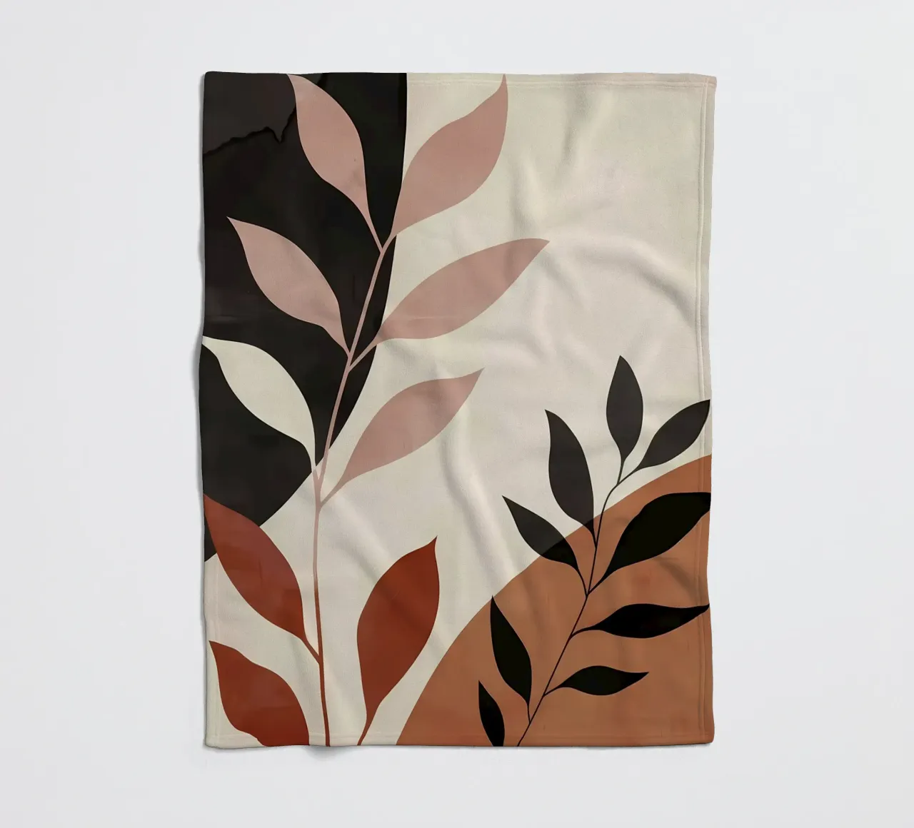 foglie fogliame botanico coperta in pile da Patrick L Lord