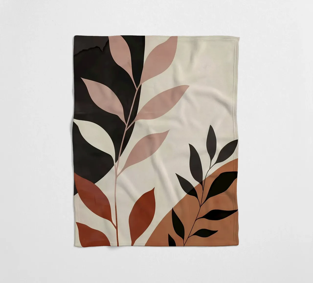 foglie fogliame botanico coperta in pile da Patrick L Lord