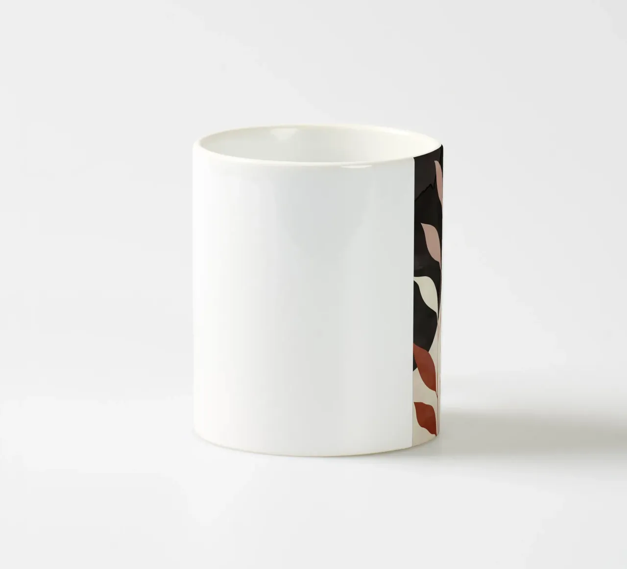 foglie fogliame botanico tazza in ceramica da Patrick L Lord
