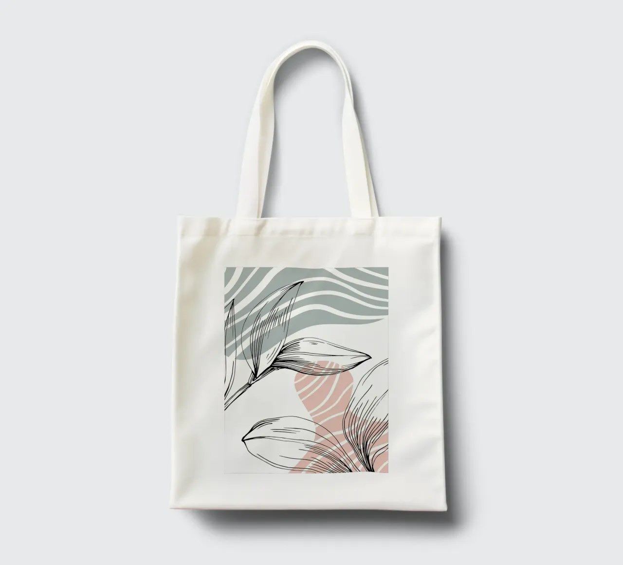 foglie piante botaniche borsa in juta da Patrick L Lord