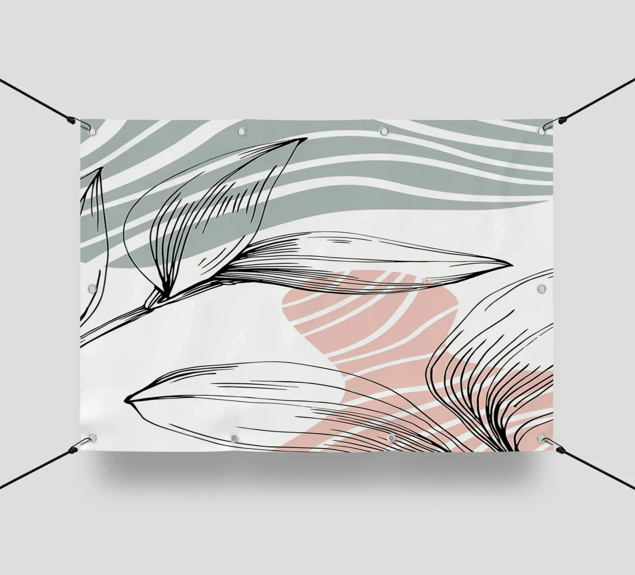 foglie piante botaniche telo in pvc da Patrick L Lord