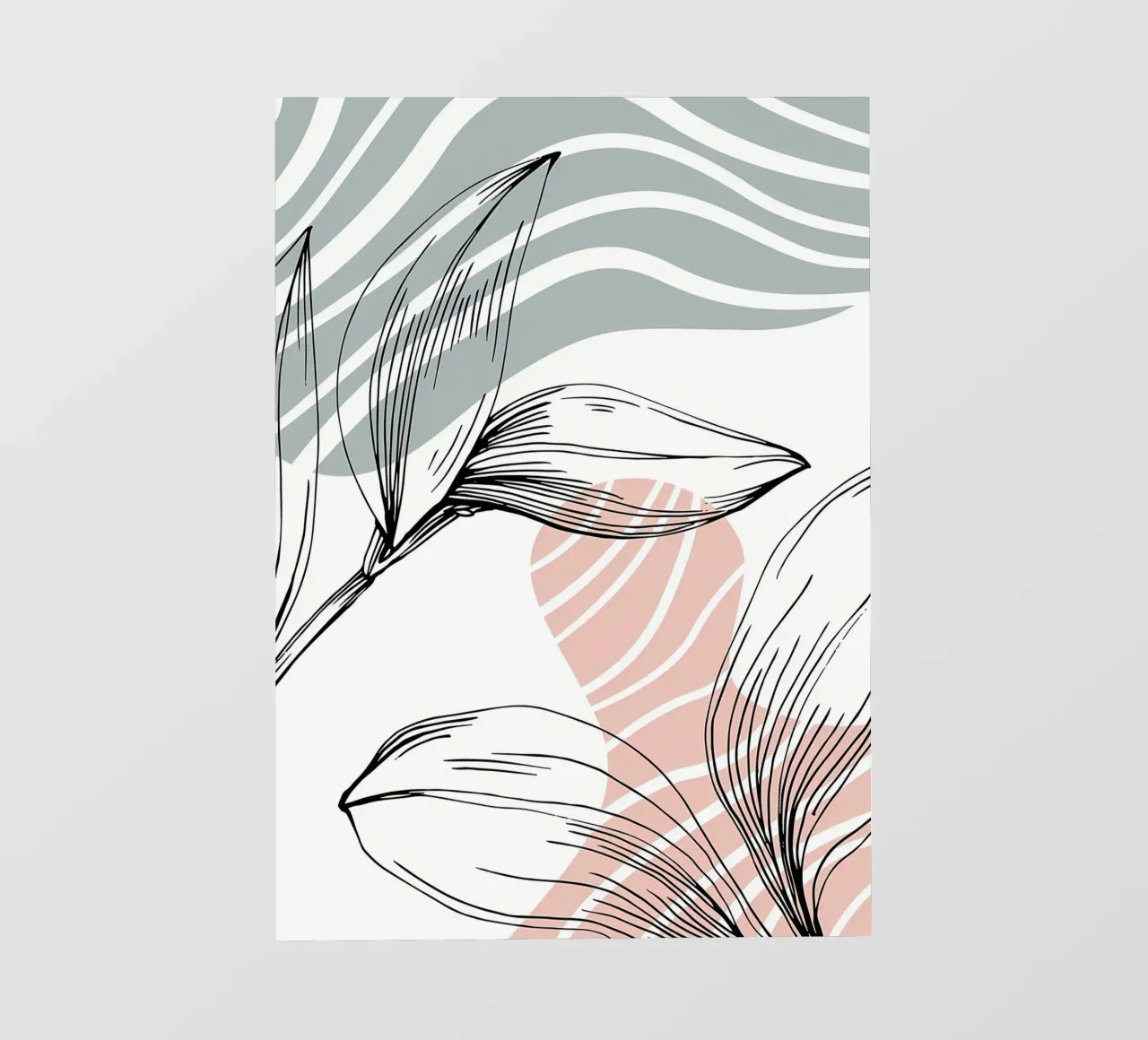 foglie piante botaniche telo in pvc da Patrick L Lord