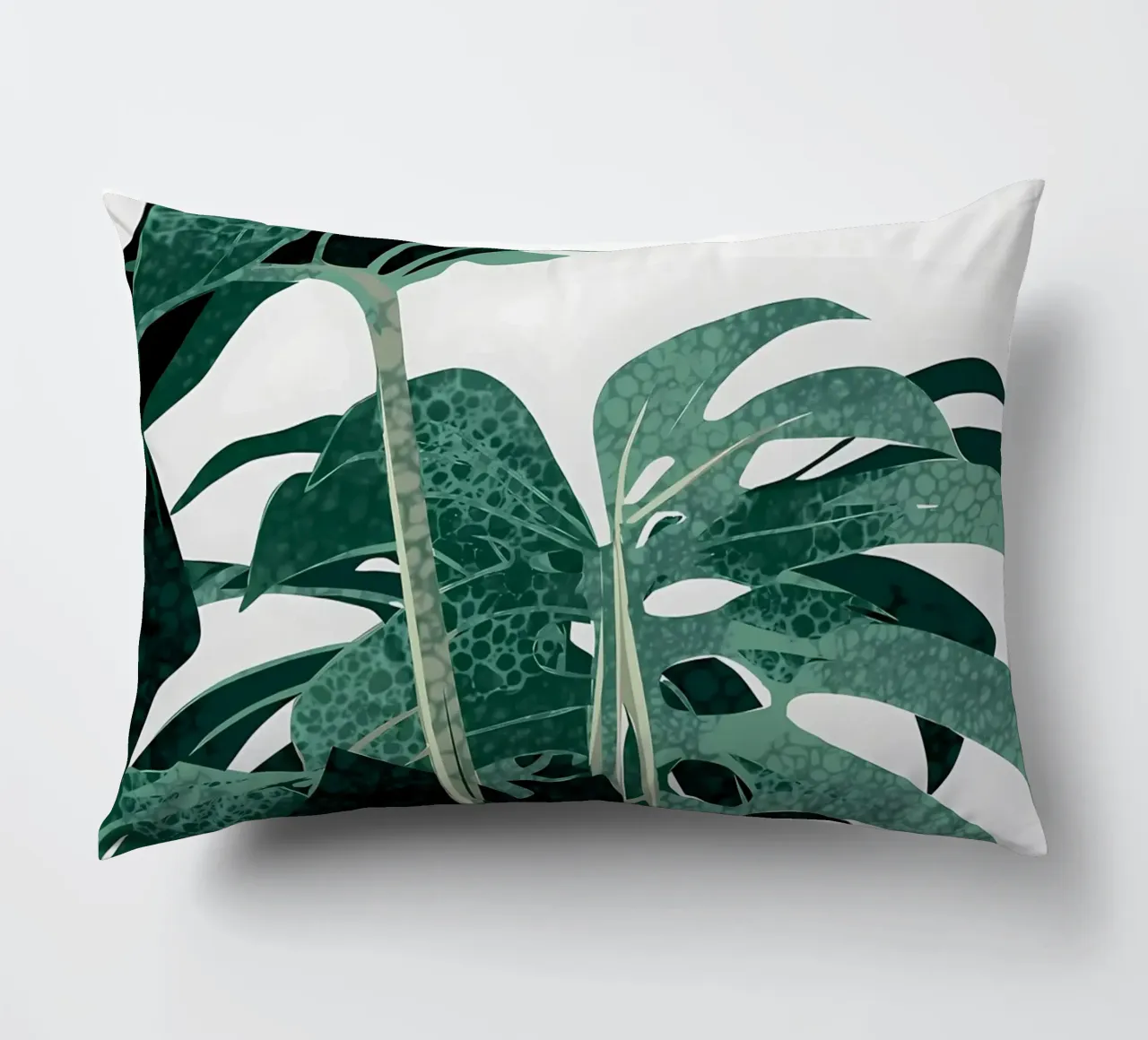 monstera tropicale foglie cuscino da Patrick L Lord