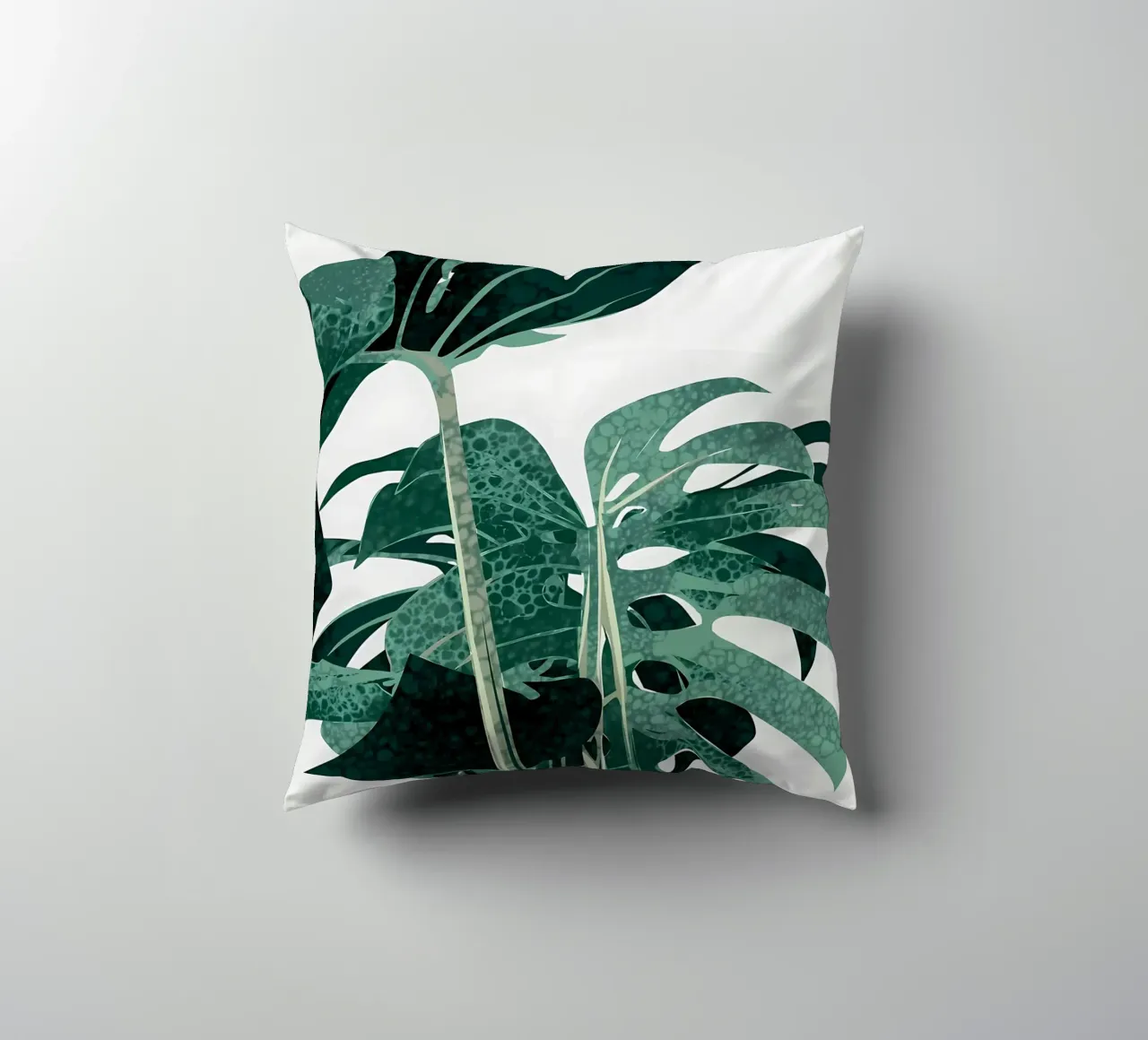 monstera tropicale foglie cuscino da Patrick L Lord