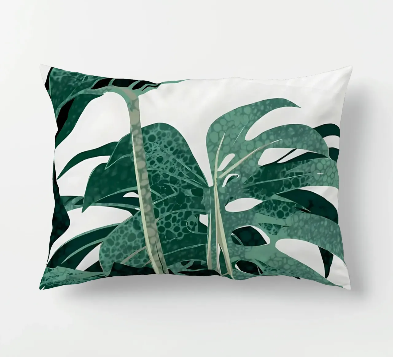 monstera tropicale foglie cuscino da Patrick L Lord