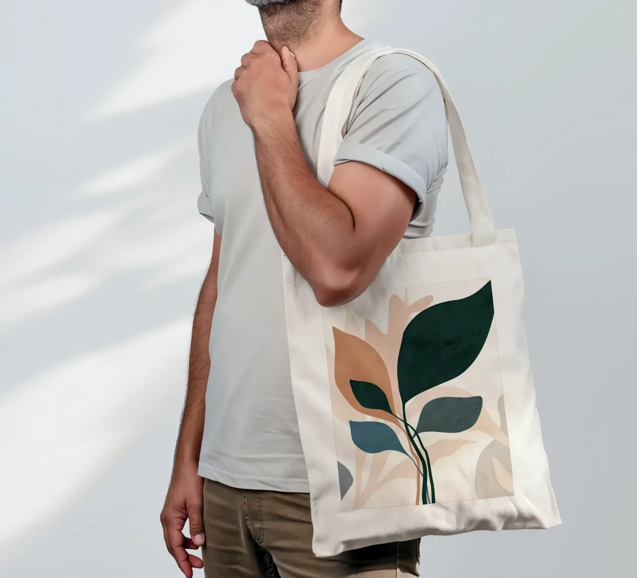 foglie fogliame botanico borsa in juta da Robert Wiesner