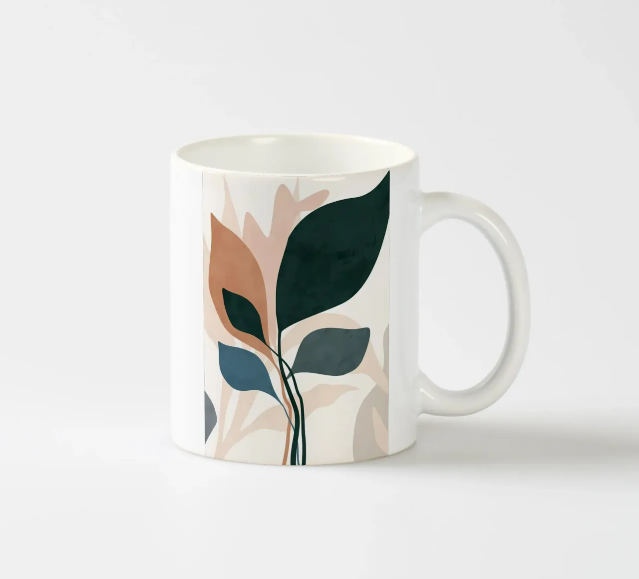 foglie fogliame botanico tazza in ceramica da Robert Wiesner