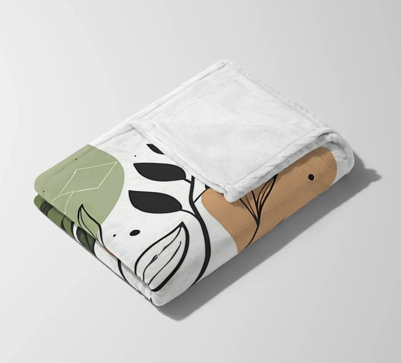 rami di gronda forme geometriche coperta in pile da Robert Wiesner