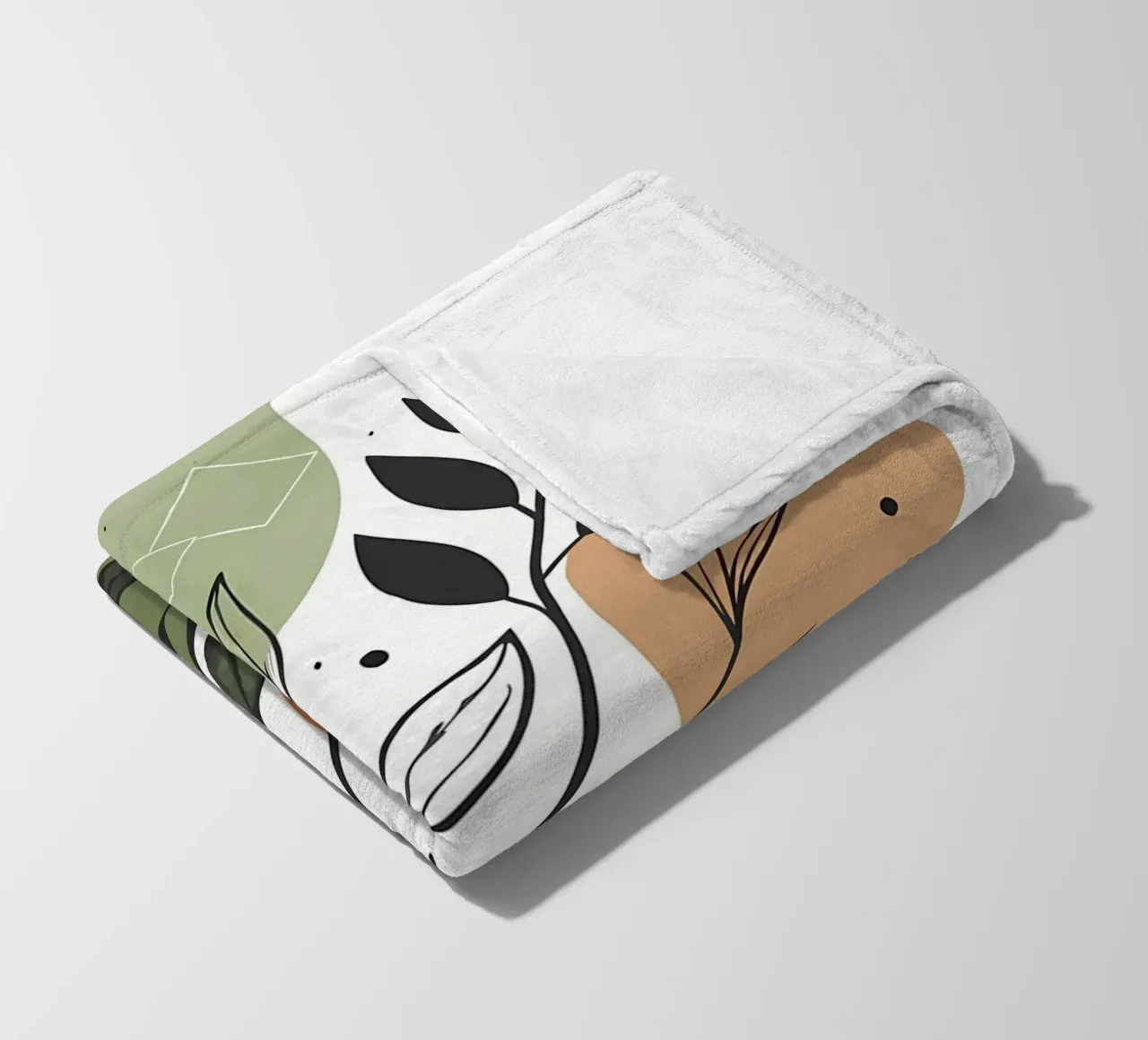 rami di gronda forme geometriche coperta in pile da Robert Wiesner
