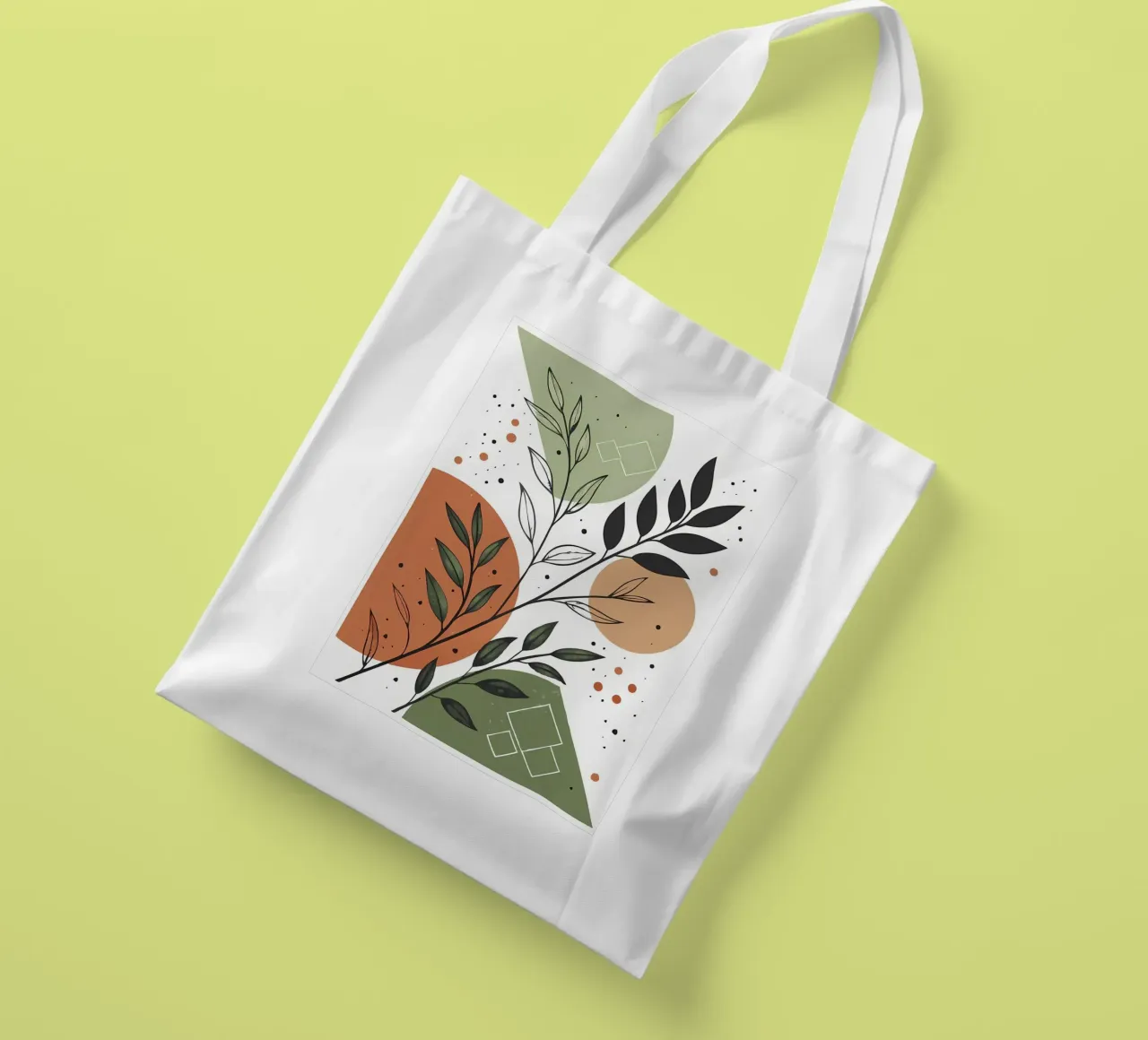 rami di gronda forme geometriche borsa in juta da Robert Wiesner