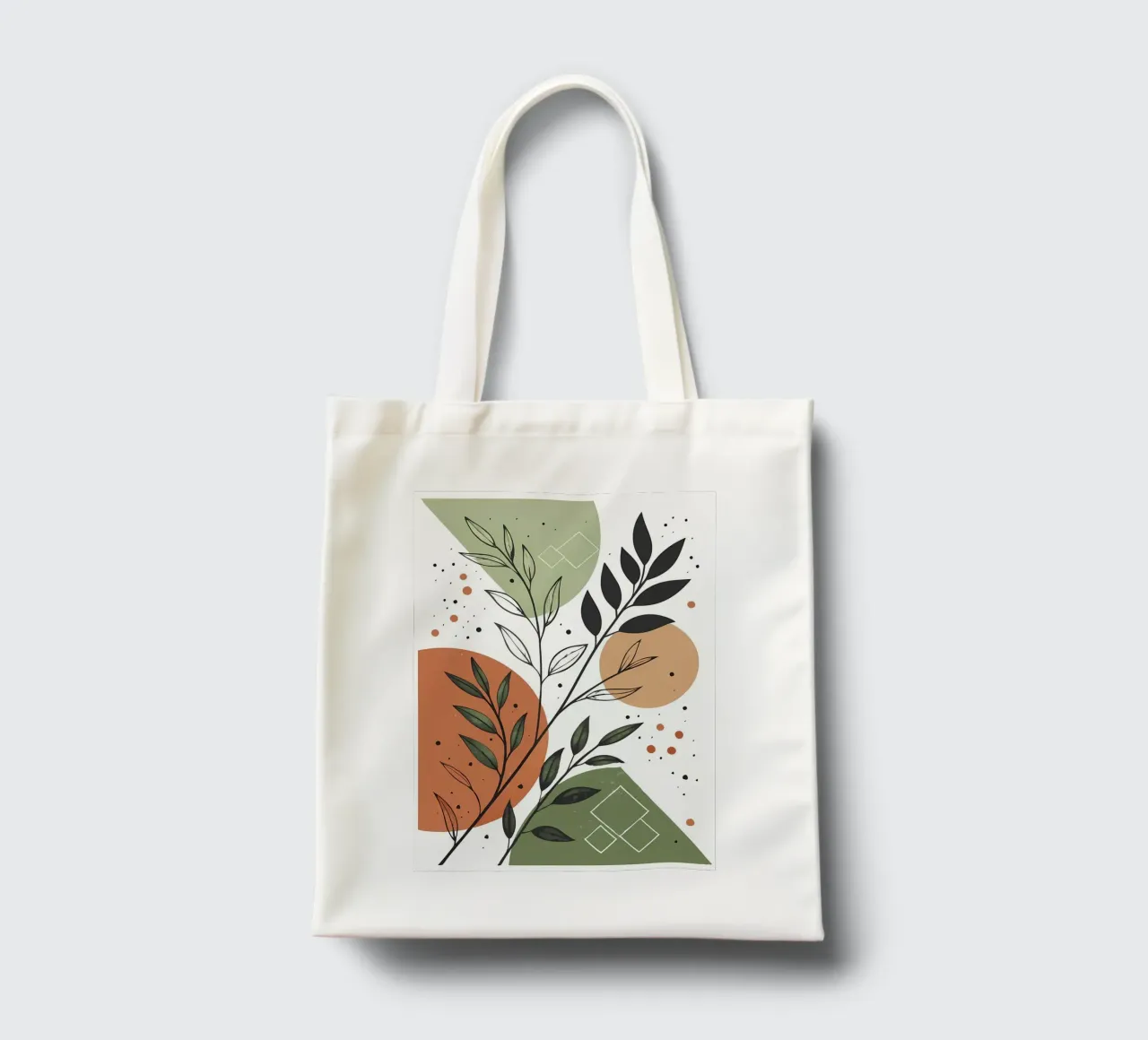 rami di gronda forme geometriche borsa in juta da Robert Wiesner