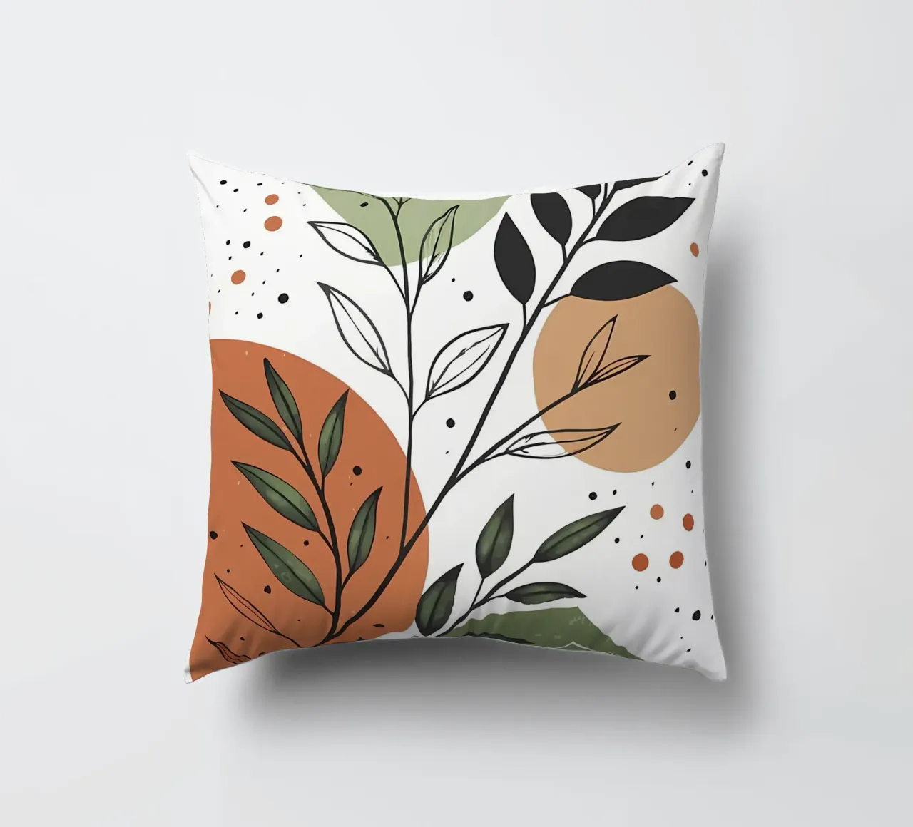 rami di gronda forme geometriche cuscino da Robert Wiesner