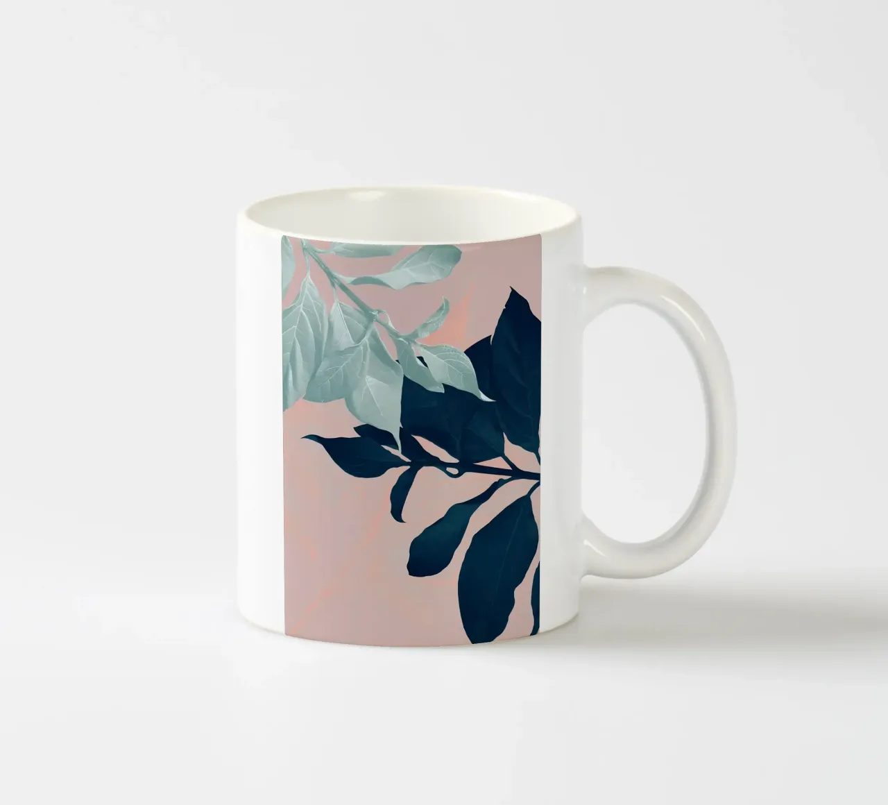 foglie fogliame piante tazza in ceramica da Robert Wiesner