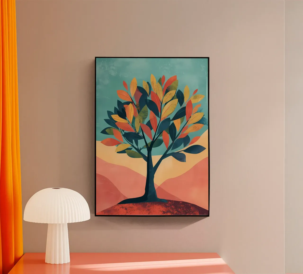 albero foglie rami plexiglass da Robert Wiesner