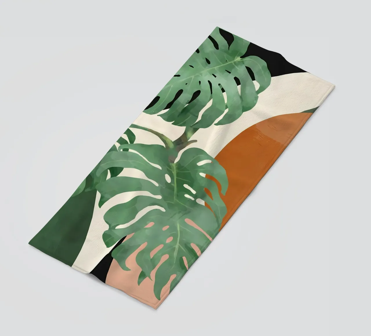 monstera foglie botaniche telo mare da Robert Wiesner