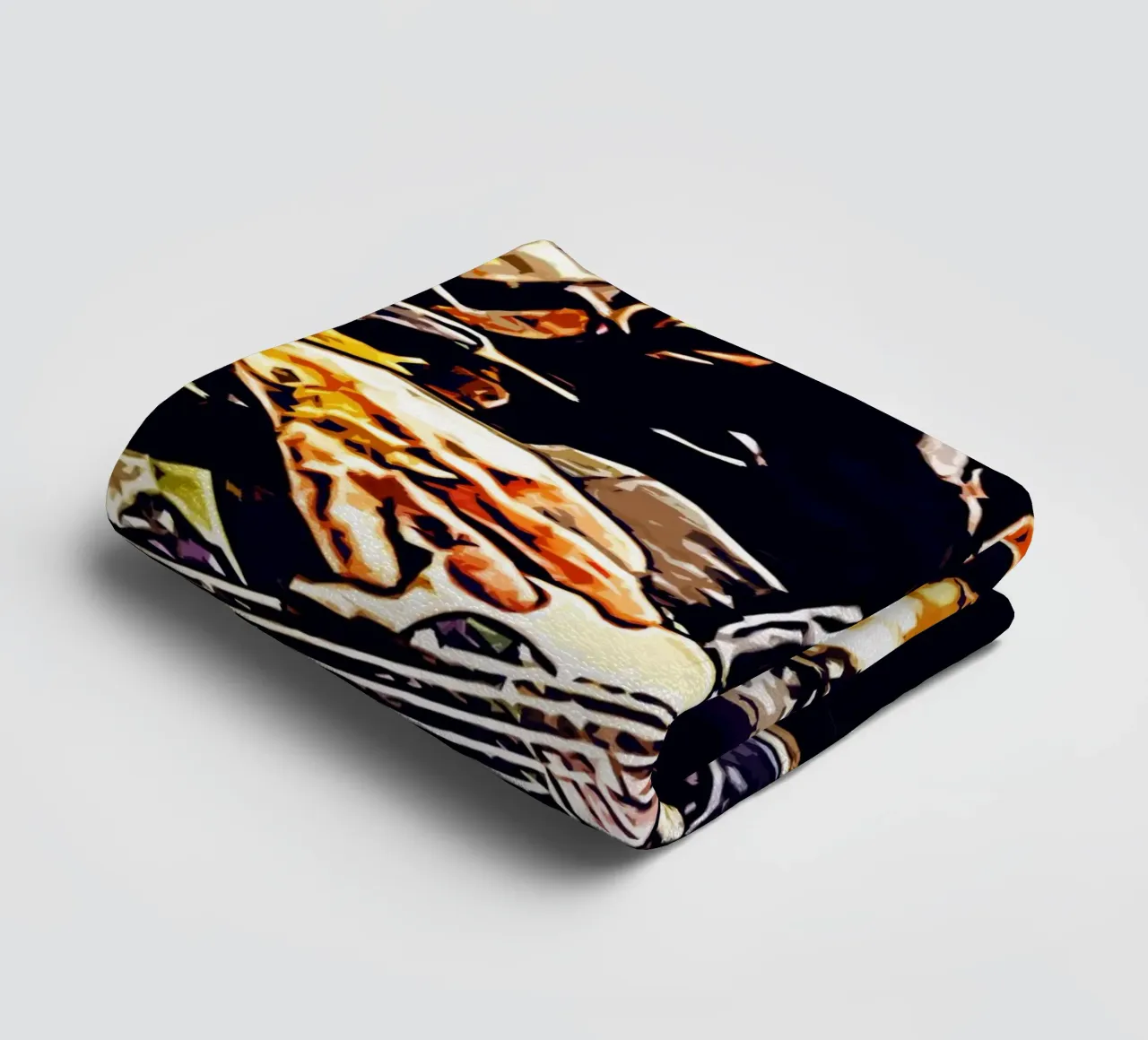 Billie Joe Armstrong green day band music Art towel by music soul