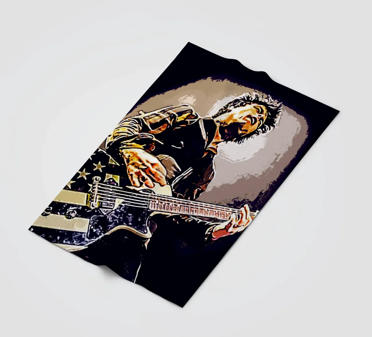 Billie Joe Armstrong green day band music Art fleece blanket by music soul