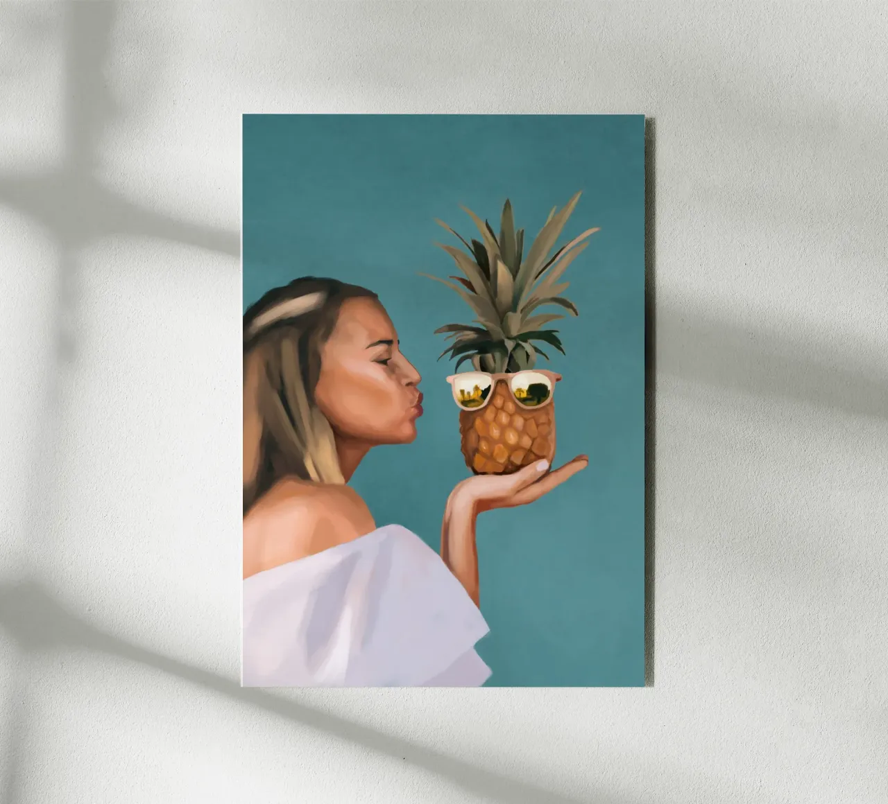 Bacio tropicale 1 alluminio dibond da Verse