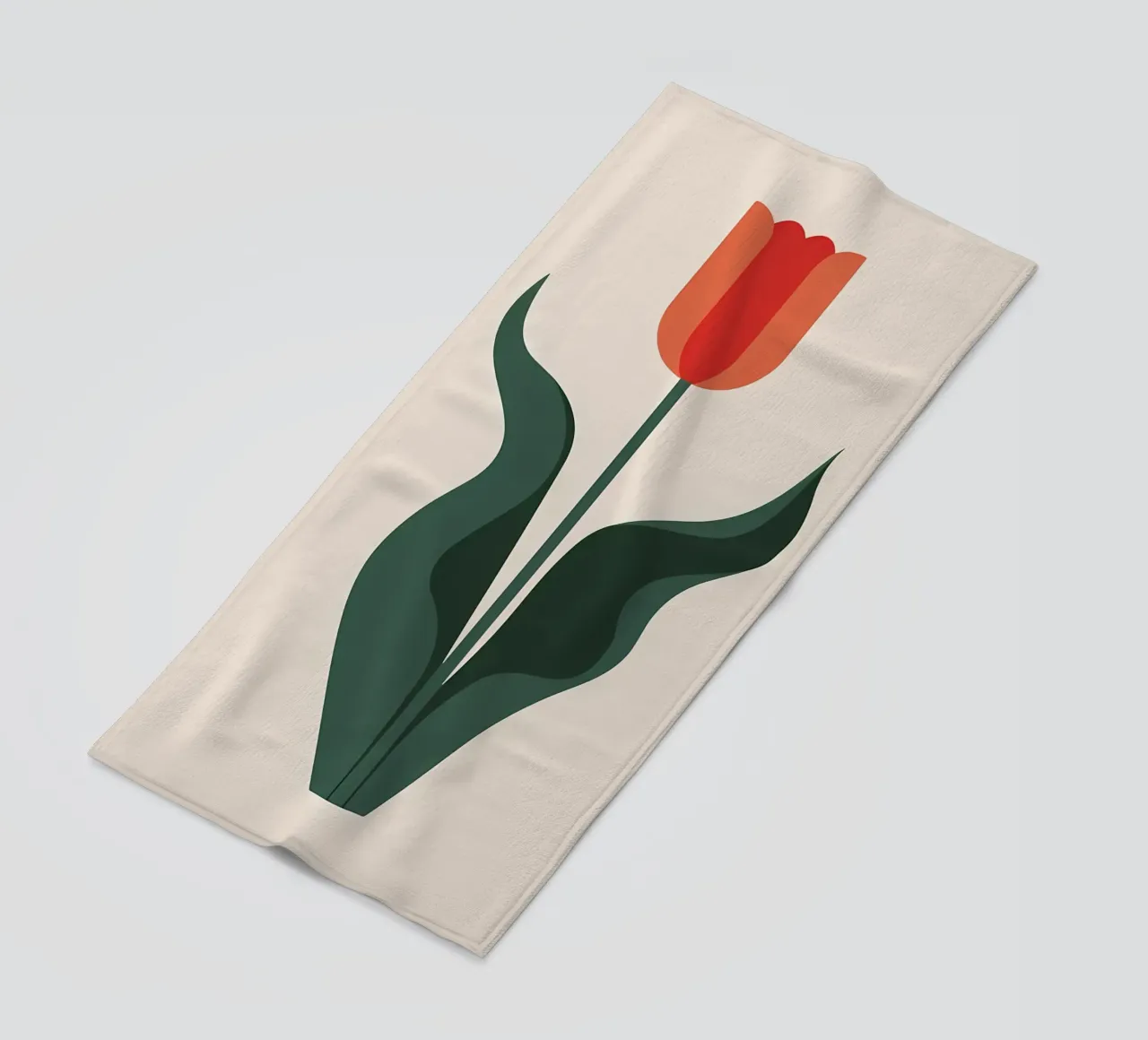 fiore di tulipano in fiore telo mare da Robert Wiesner