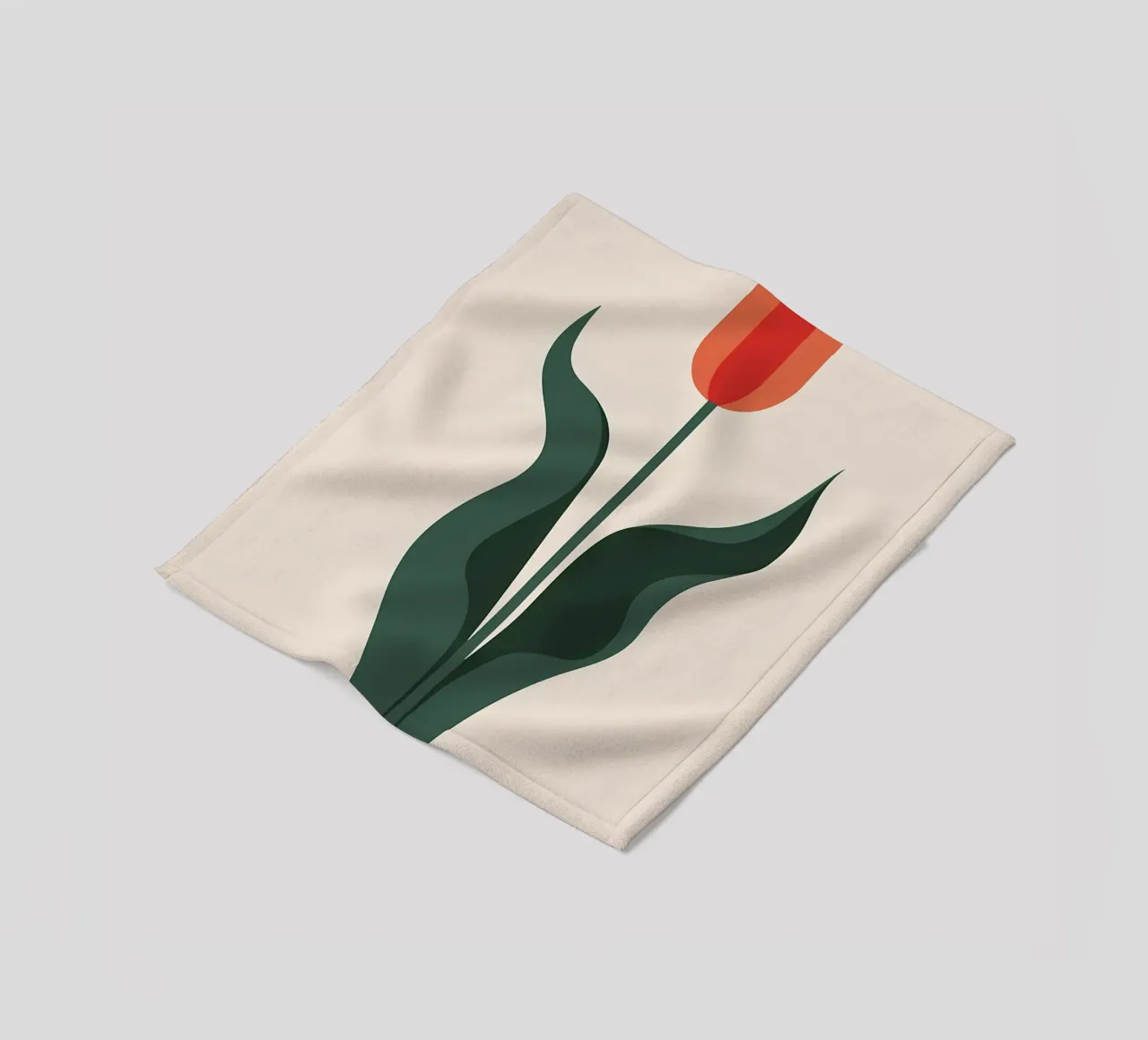 fiore di tulipano in fiore coperta in pile da Robert Wiesner