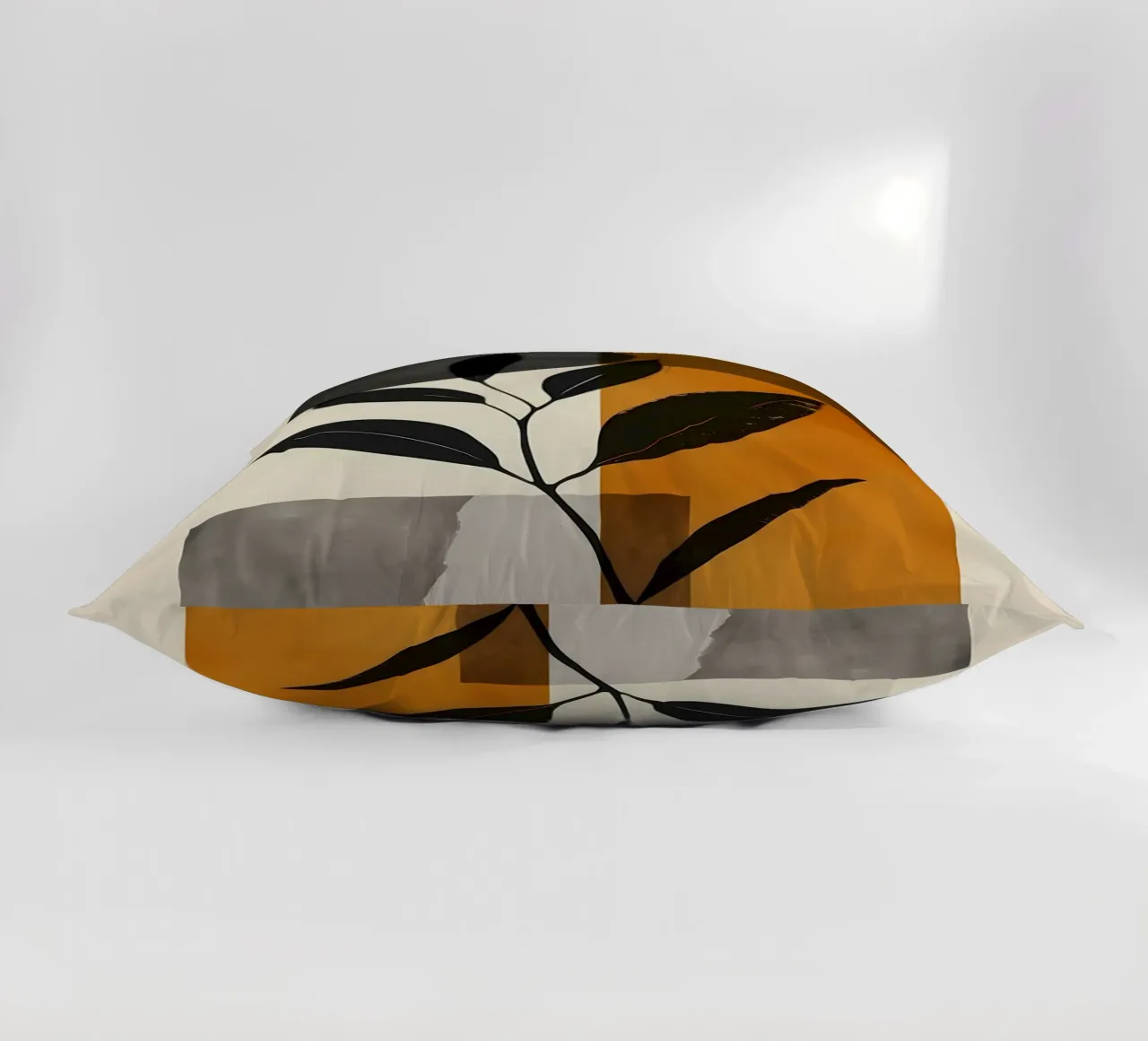 foglie forme geometriche cuscino da Robert Wiesner