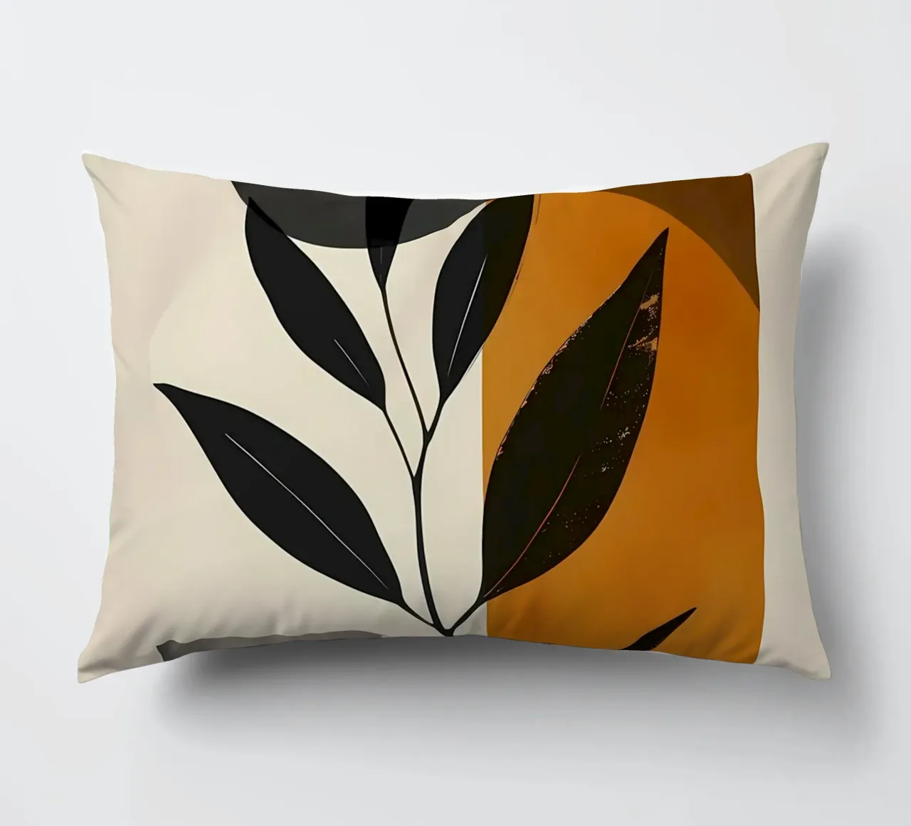 foglie forme geometriche cuscino da Robert Wiesner