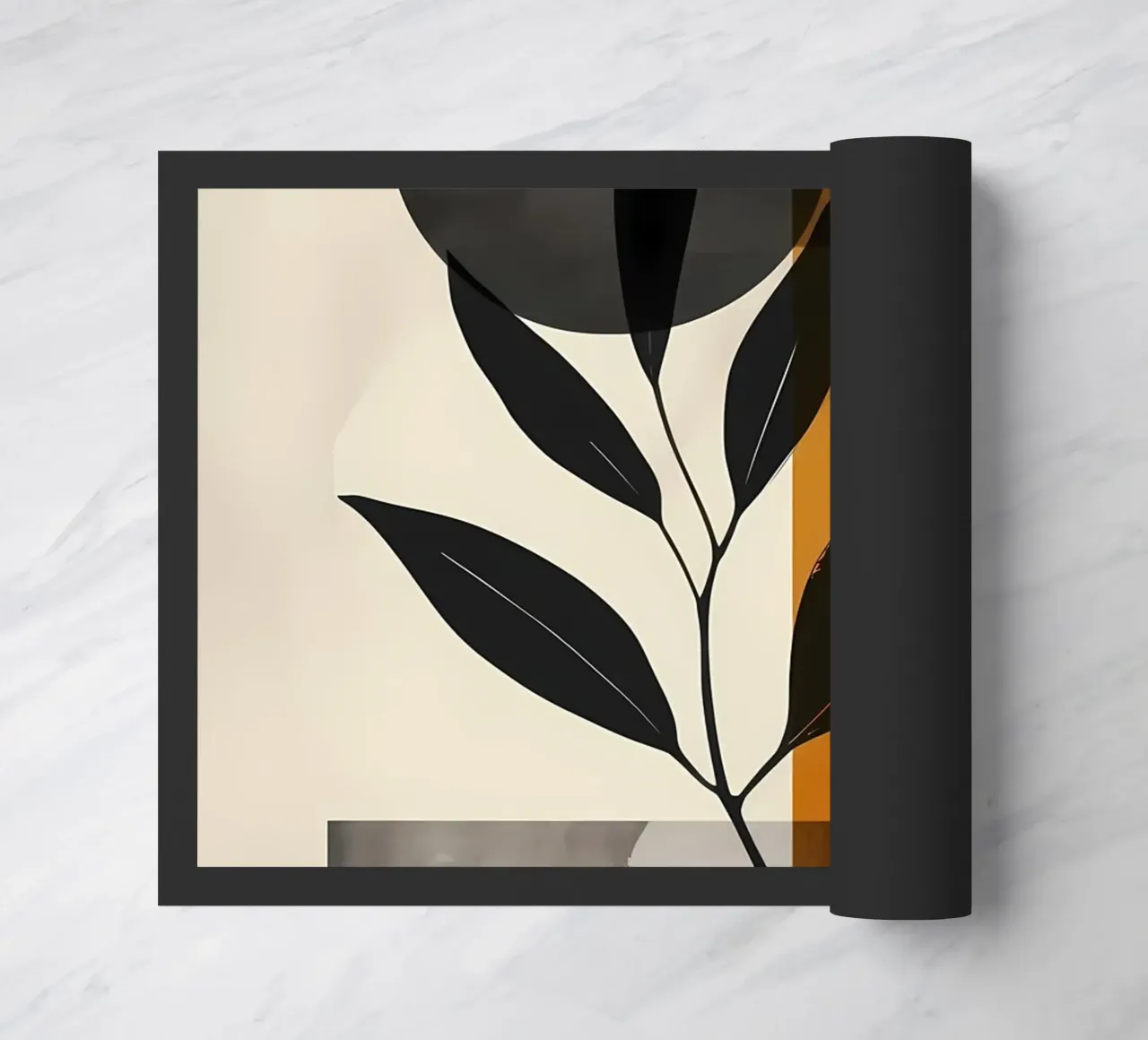 foglie forme geometriche zerbino da Robert Wiesner