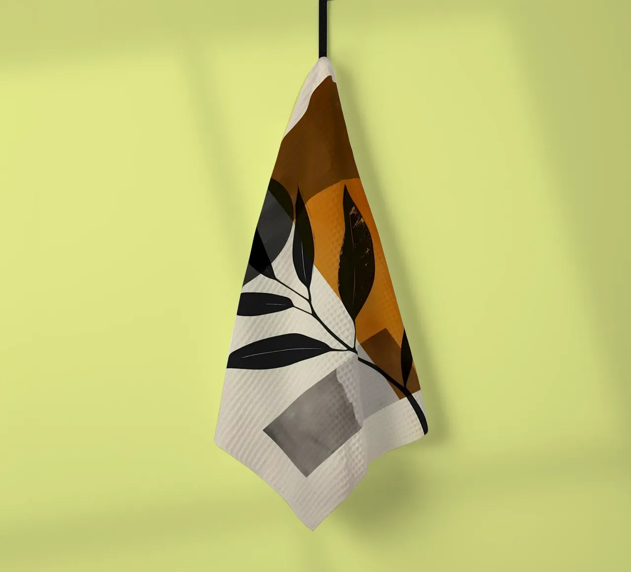 foglie forme geometriche canovaccio da cucina da Robert Wiesner