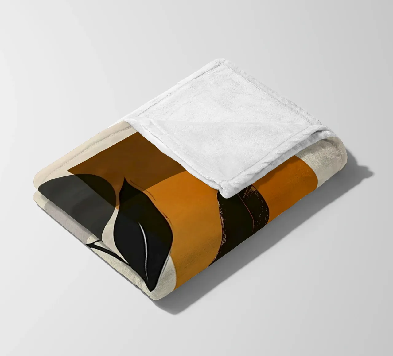 foglie forme geometriche coperta in pile da Robert Wiesner