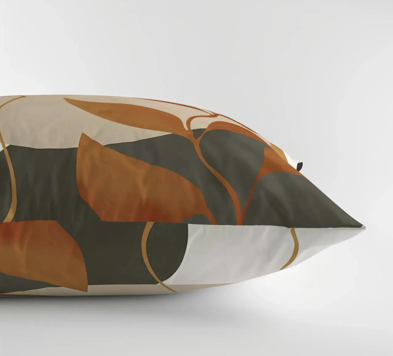 leaves plant foliage nature decorative cushion by Robert Wiesner