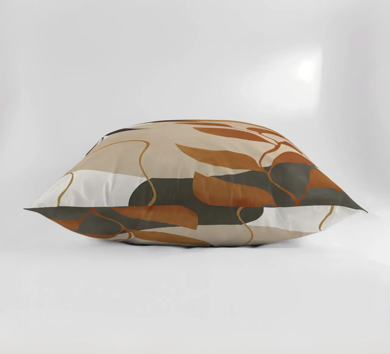 leaves plant foliage nature decorative cushion by Robert Wiesner