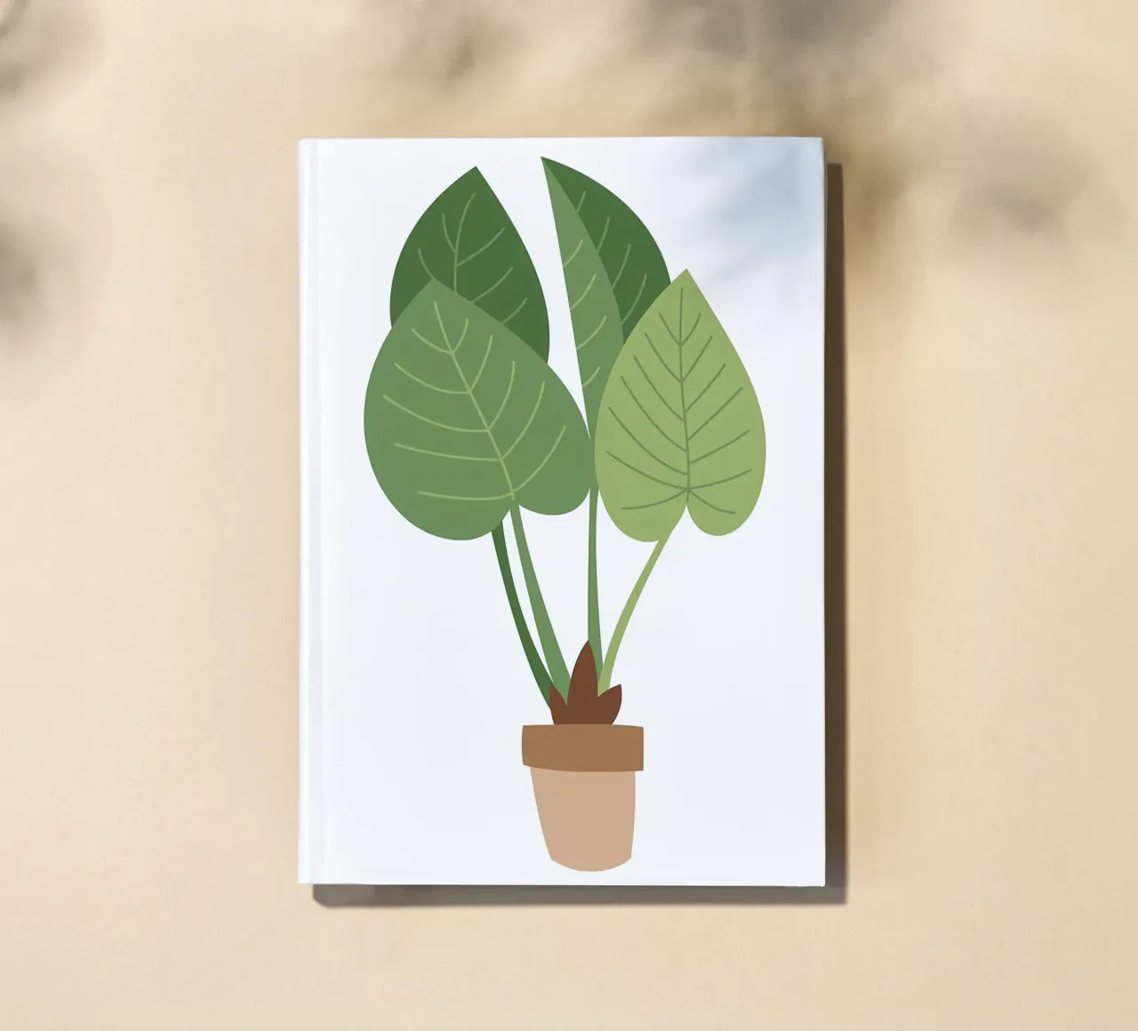 potted plant leaves green plant notebook by Patrick L Lord
