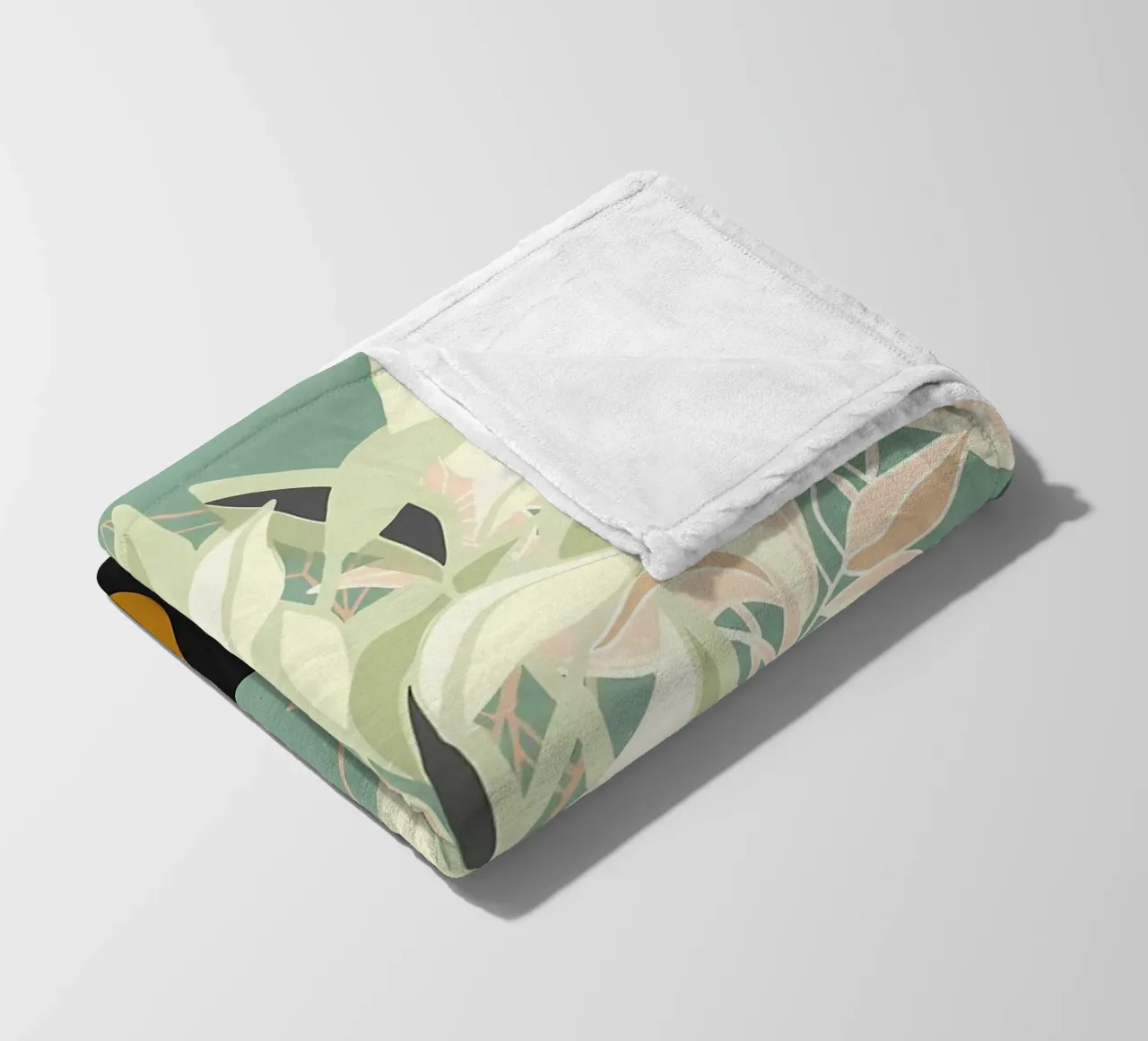 vaso foglie fogliame coperta in pile da Patrick L Lord