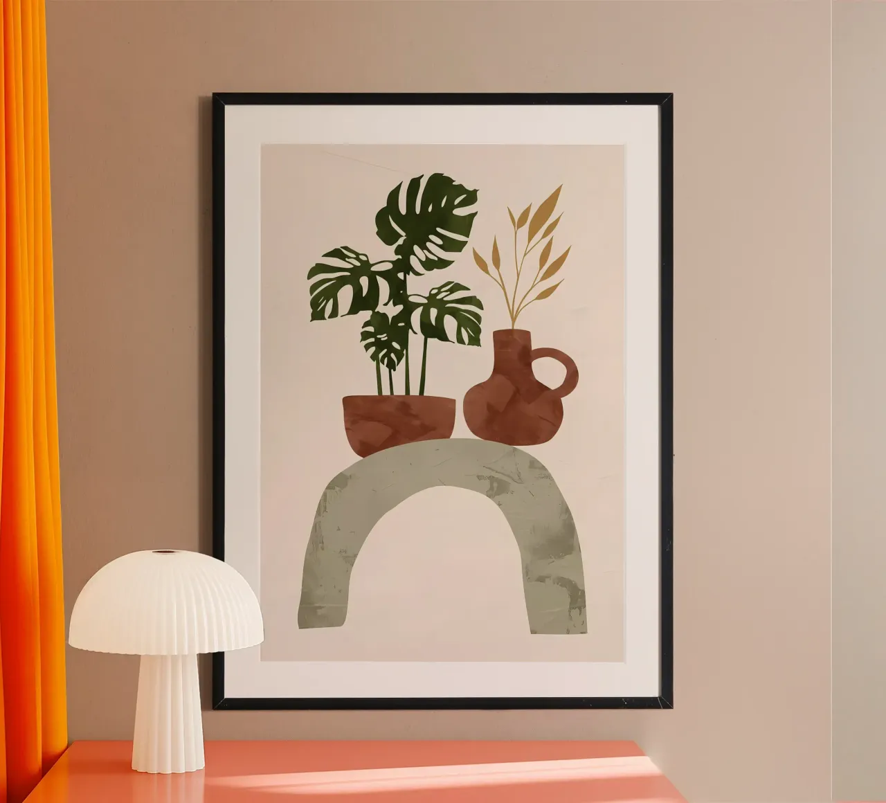 monstera in vaso carta hahnemühle da Patrick L Lord