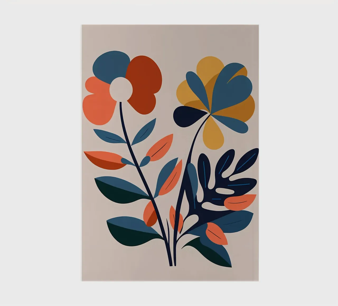 flowers leaves floral nature notebook by Patrick L Lord