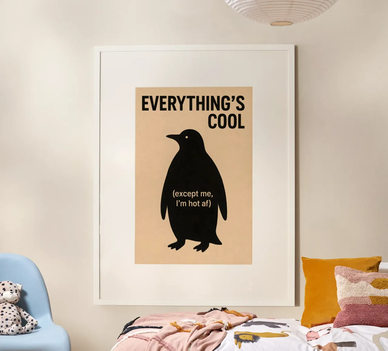 Everything’s Cool Penguin carta hahnemühle da Art.Piece