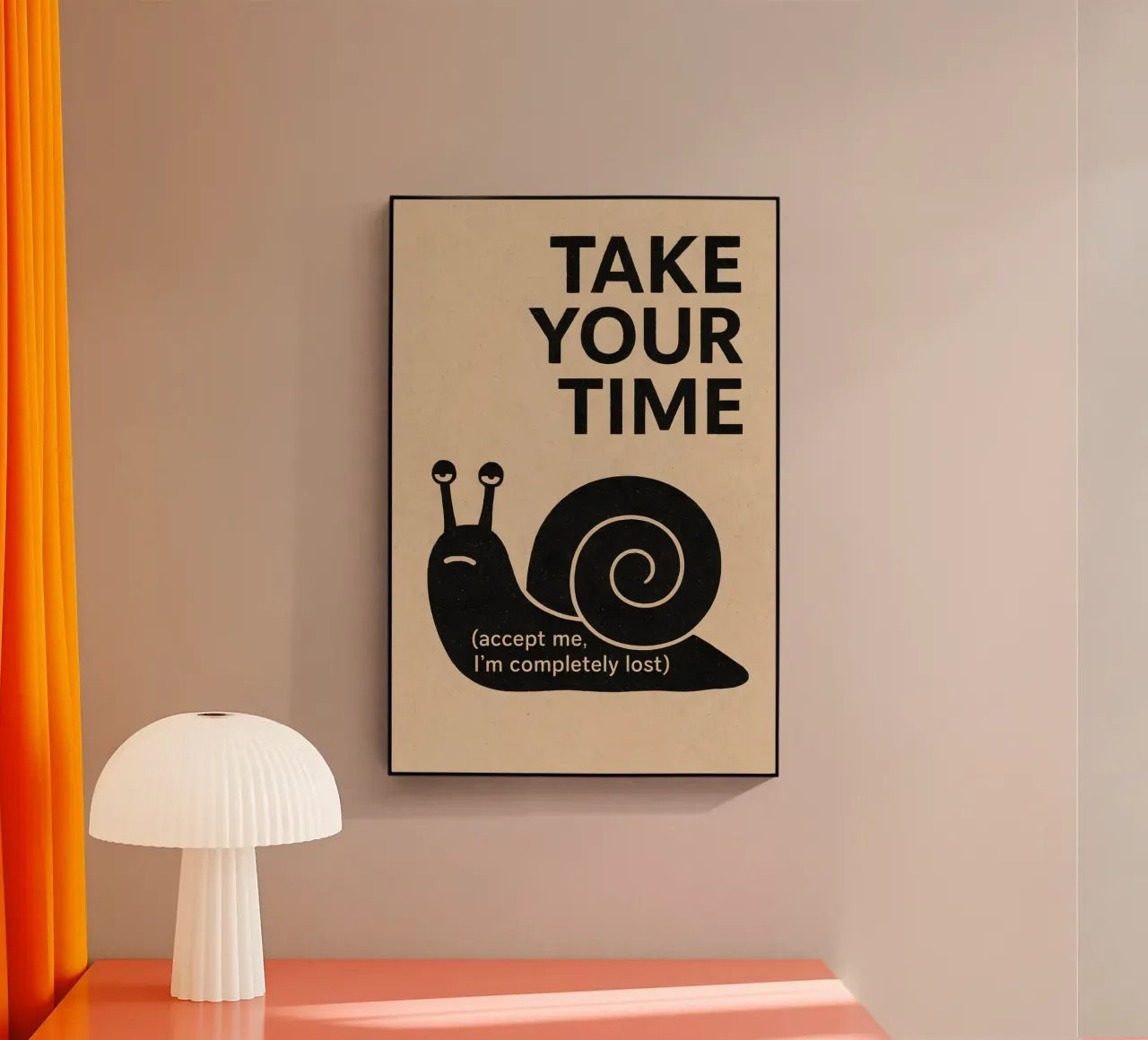Take Your Time Snail plexiglass da Art.Piece