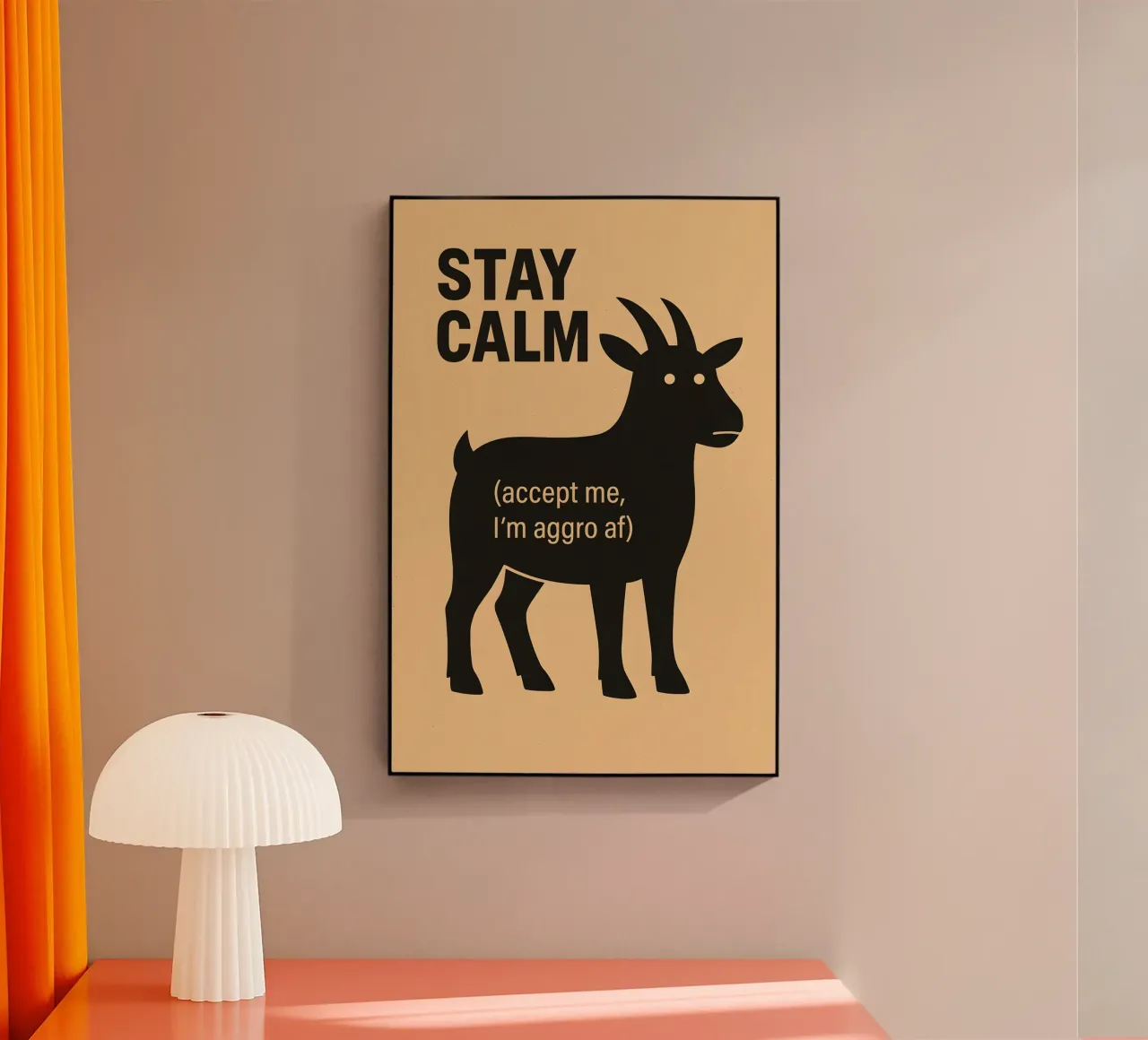 Aggro Goat plexiglass da Art.Piece